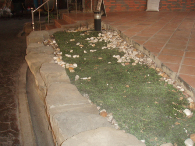 舊有花台施工前