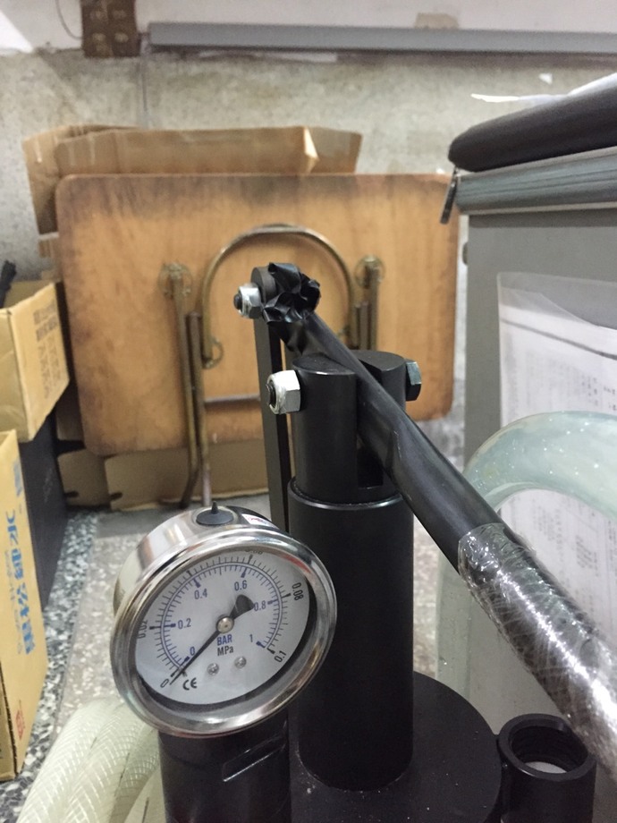 水管壓力漏水測試