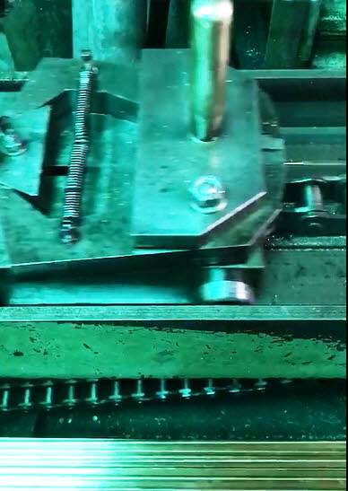 型條多次加工過程