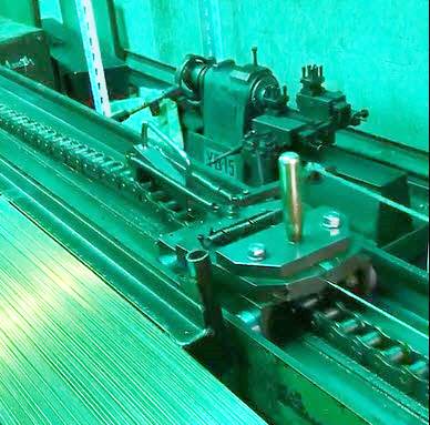 型條多次加工過程