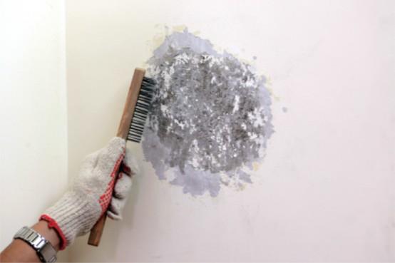 台南油漆工-壁癌處理中