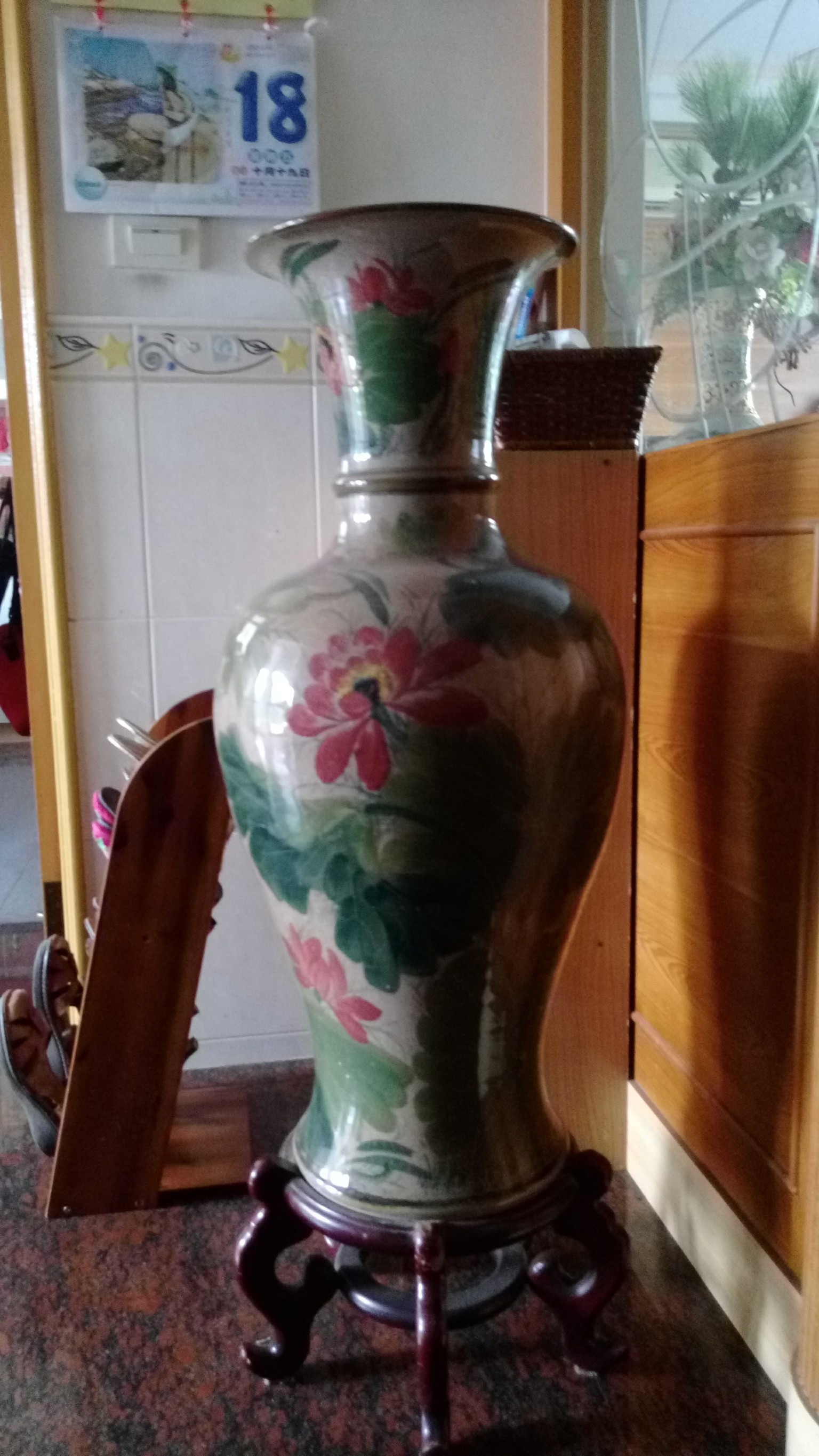 店面設備儀器原木桌搬運21