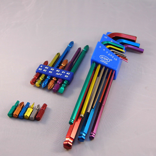 L型、內六角板手、彩色電著