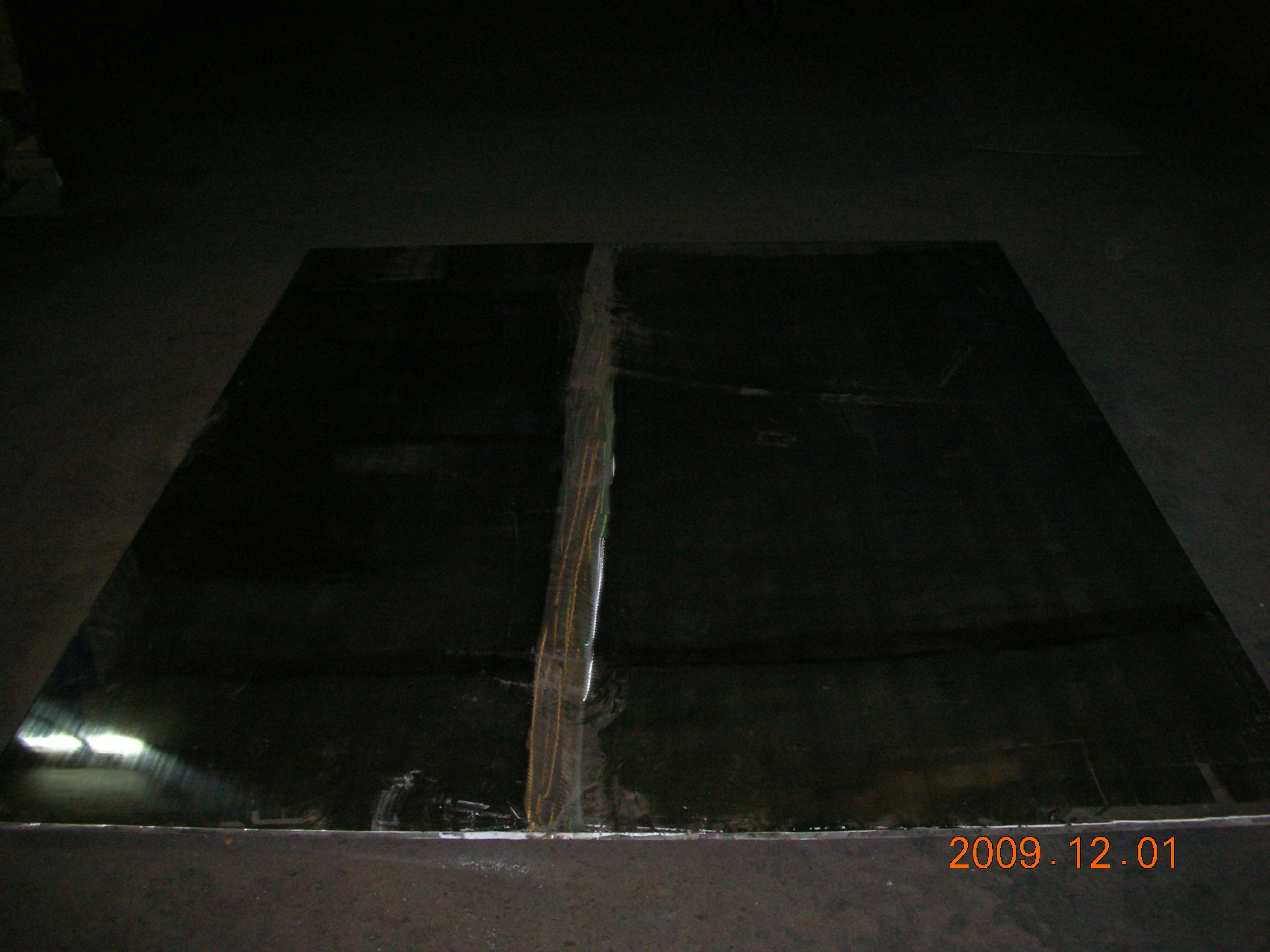 台中焊道處理-鋼板焊道處理前