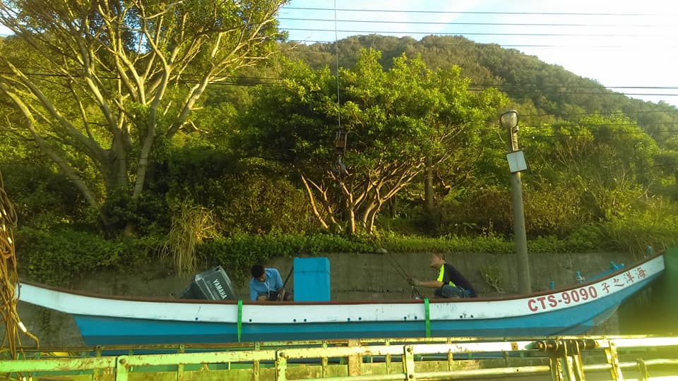 宜蘭縣烏石港吊魚船下海典禮