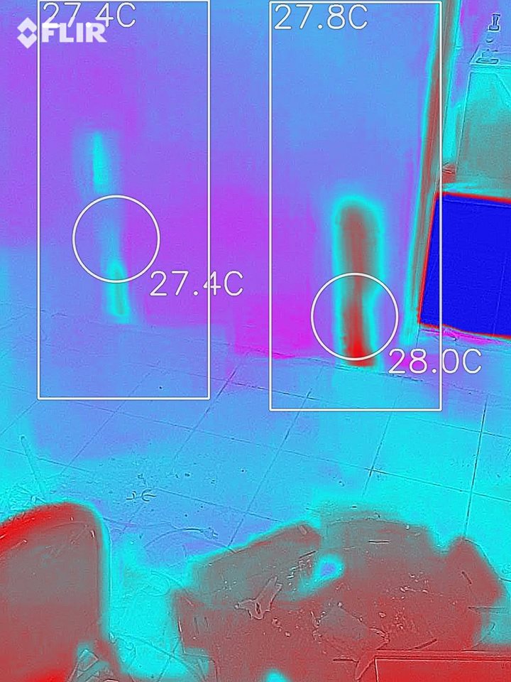 中古屋改建浴室工法不良導致暗牆滲水