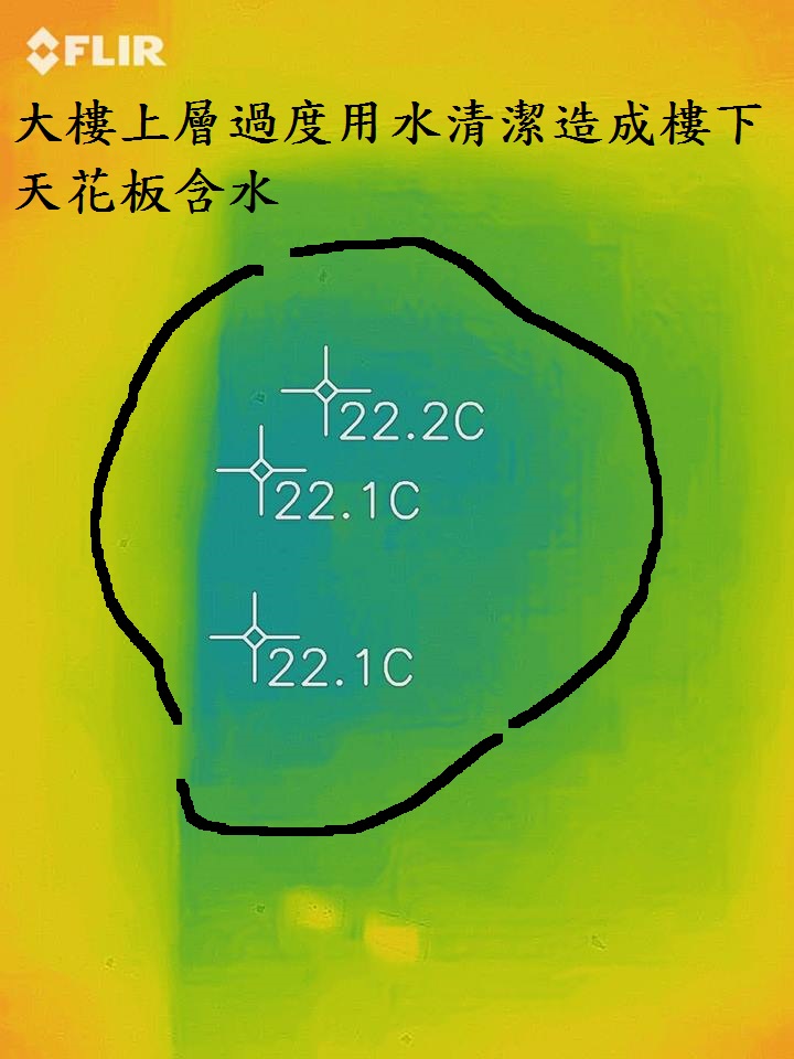 屏東天花板滲水驗屋現場檢測