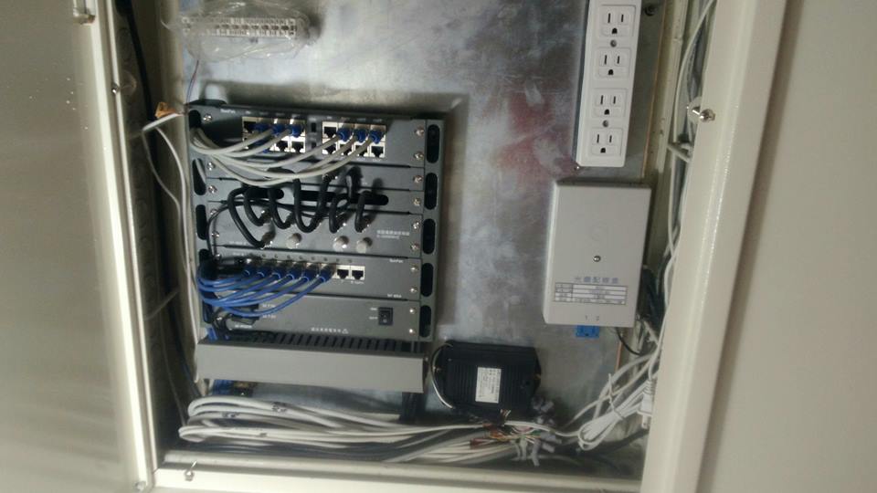 網路通訊箱完工檢查