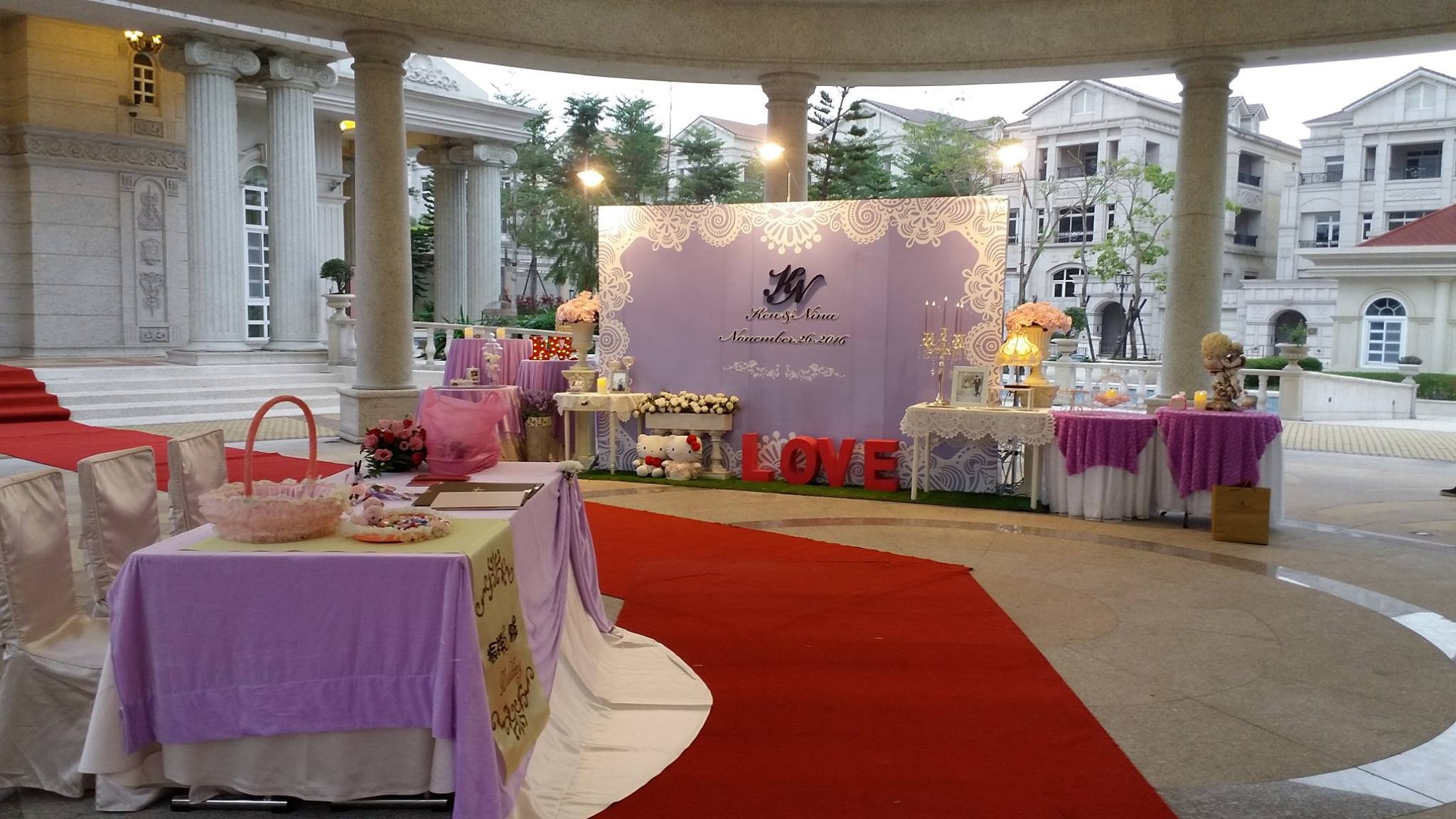 ❤特愉花坊婚禮會場佈置❤