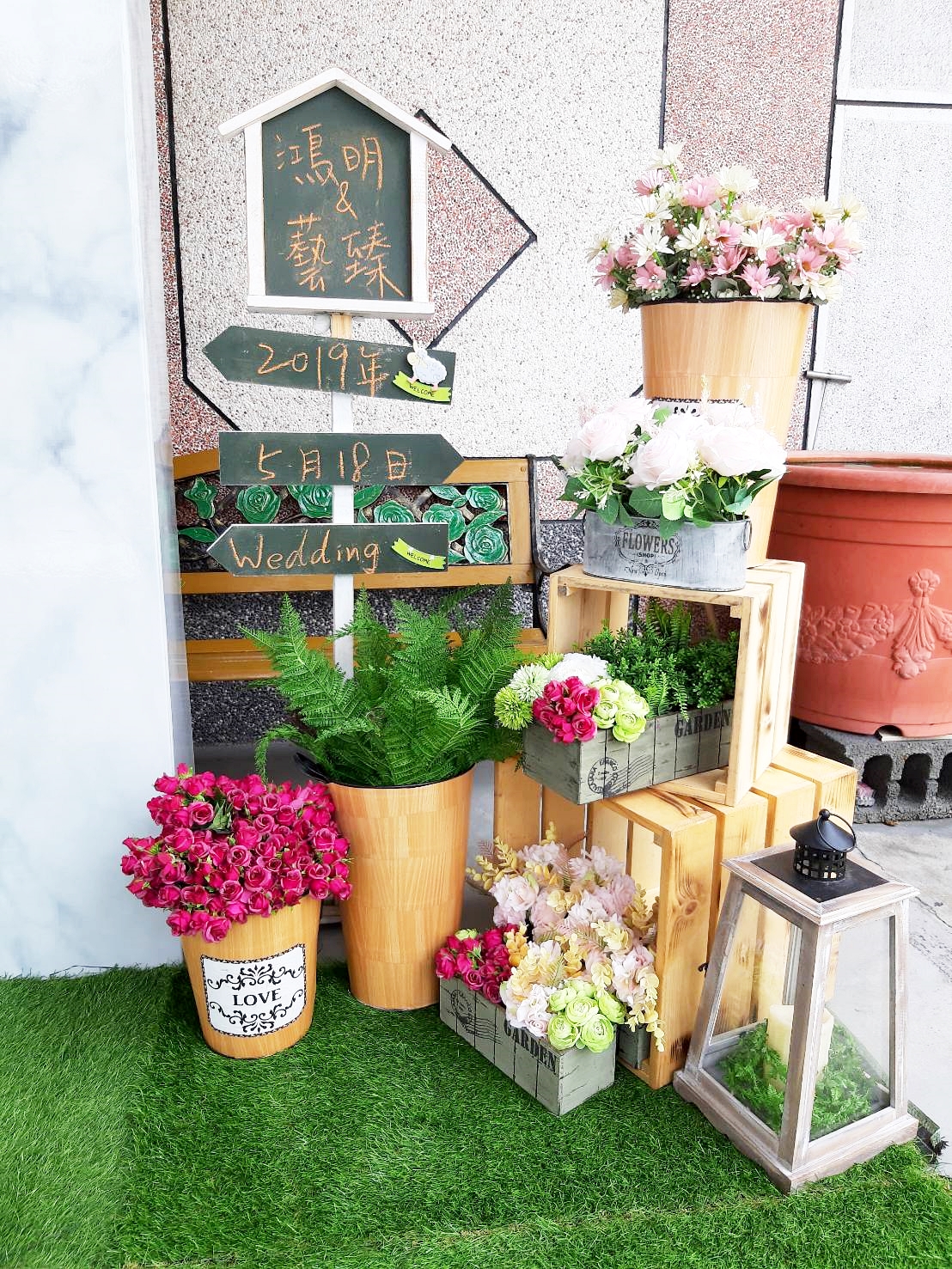 ❤特愉花坊婚禮會場佈置❤