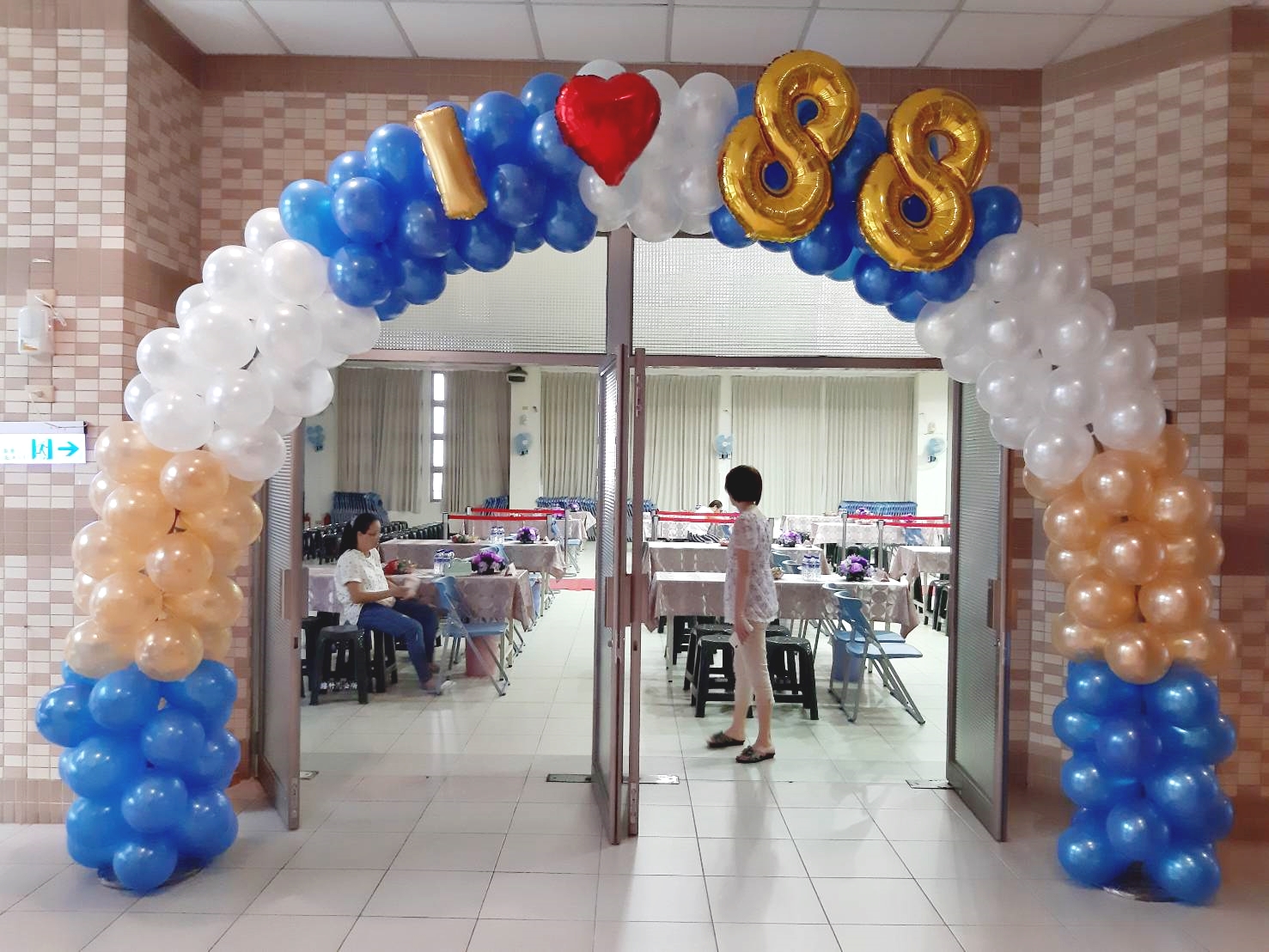 ❤特愉花坊爸爸節會場佈置❤