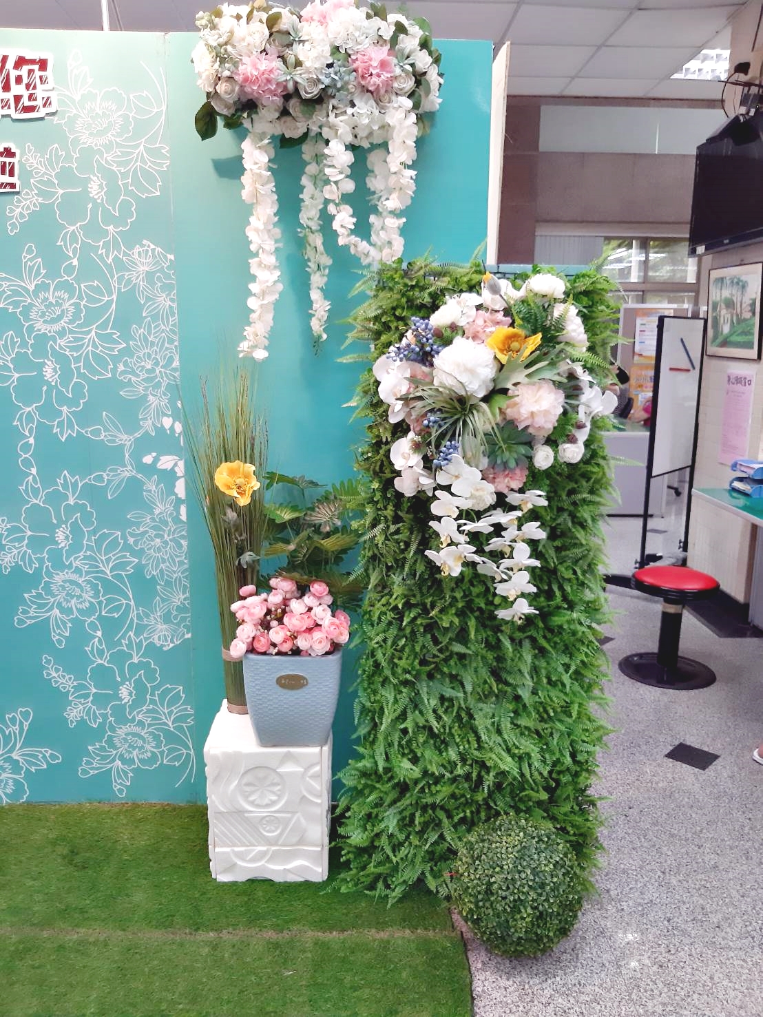 ❤特愉花坊爸爸節會場佈置❤