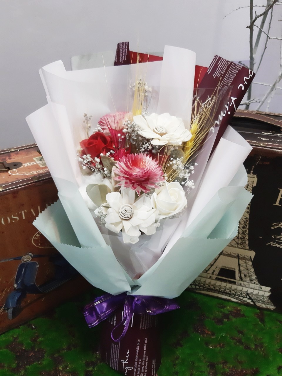 畢業季花禮/永生花花束/盒裝永生花花禮