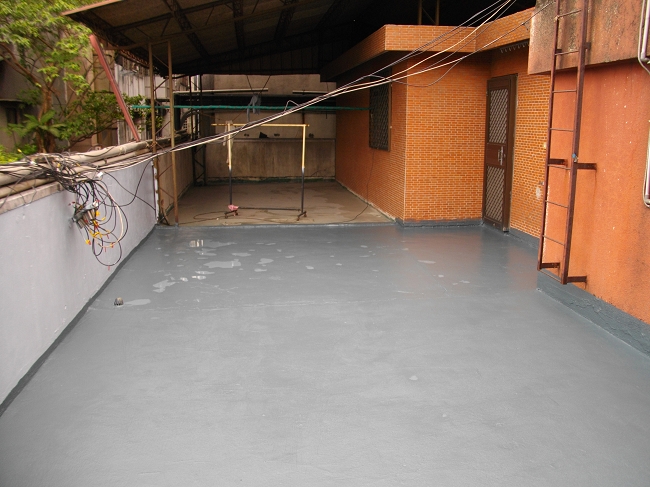 水性彈性防水膠施工圖