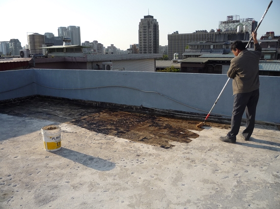 水性彈性防水膠施工圖