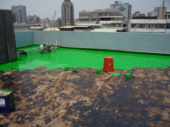 水性彈性防水膠施工圖