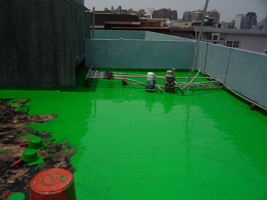 水性彈性防水膠施工圖