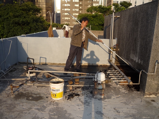 屋頂PU防水隔熱施工圖