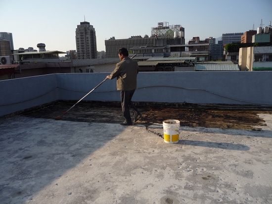 屋頂PU防水隔熱施工圖