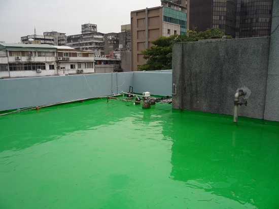 屋頂PU防水隔熱施工圖