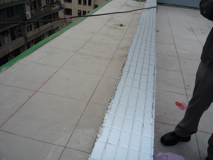 屋頂PU防水隔熱施工圖