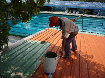 鐵皮屋漏水防水施工圖