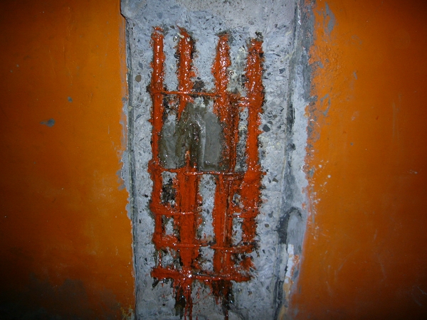 RC結構補強施工圖牆面範例