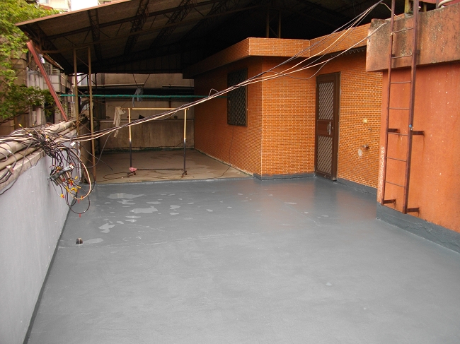 水性彈性防水膠施工圖