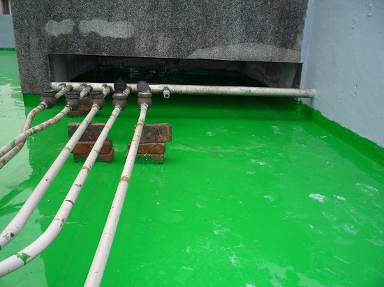 水性彈性防水膠施工圖