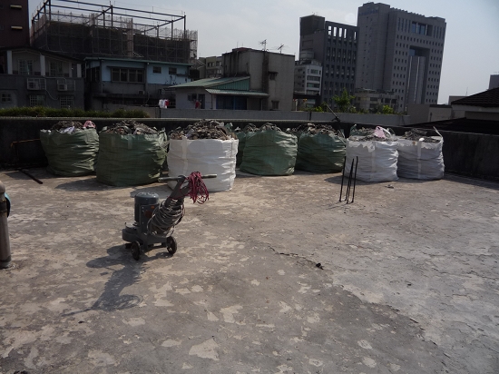 屋頂PU防水隔熱施工圖