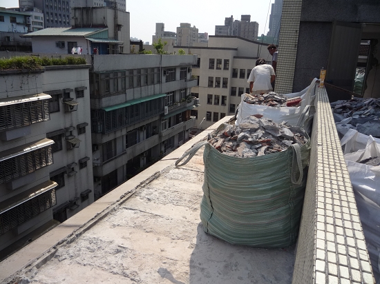 屋頂PU防水隔熱施工圖