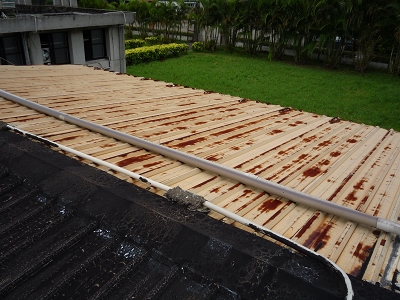 鐵皮屋漏水防水施工圖