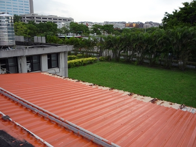 鐵皮屋漏水防水施工圖