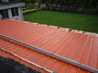 鐵皮屋漏水防水施工圖