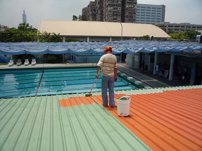 鐵皮屋漏水防水施工圖