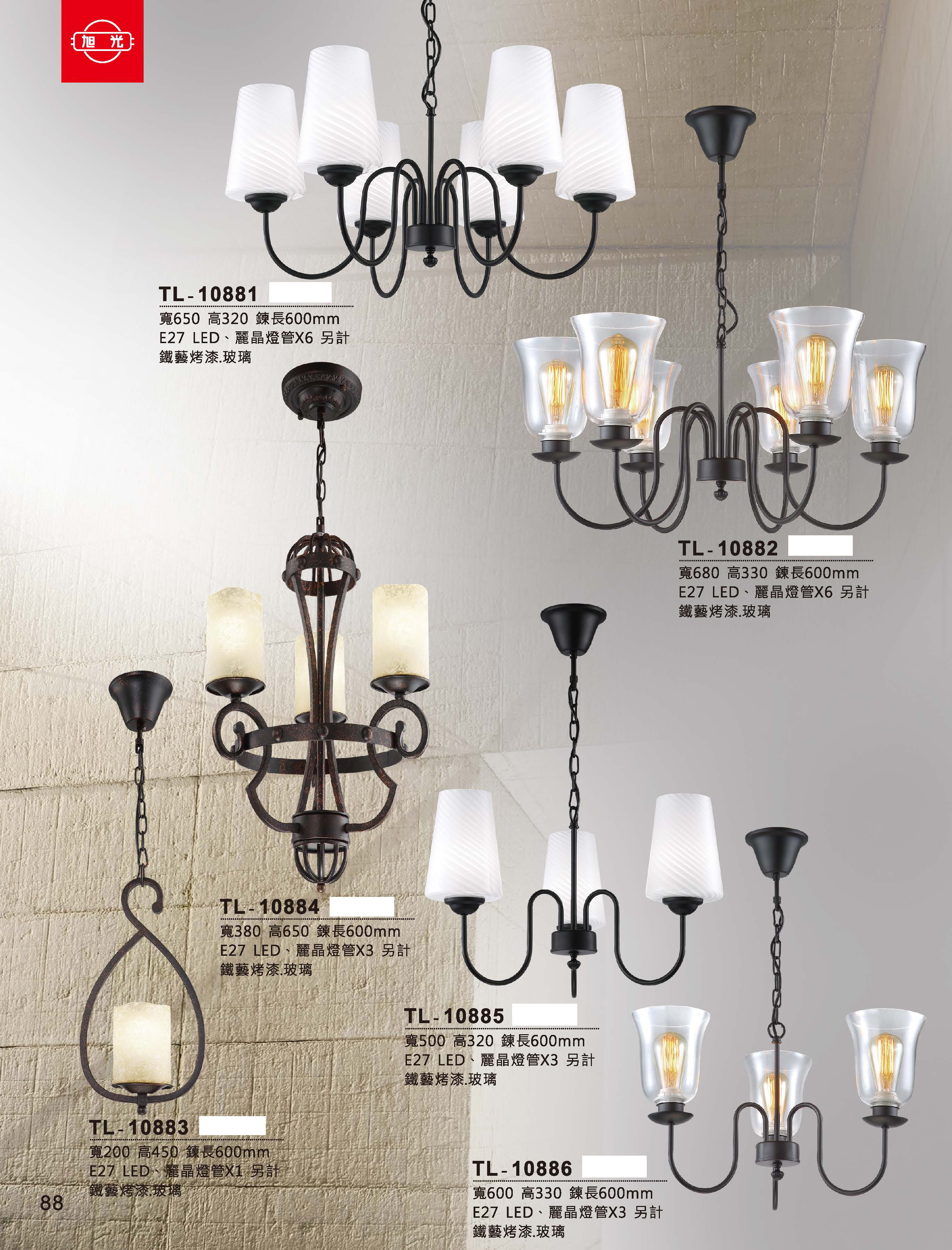 藝術吊燈TL-10881