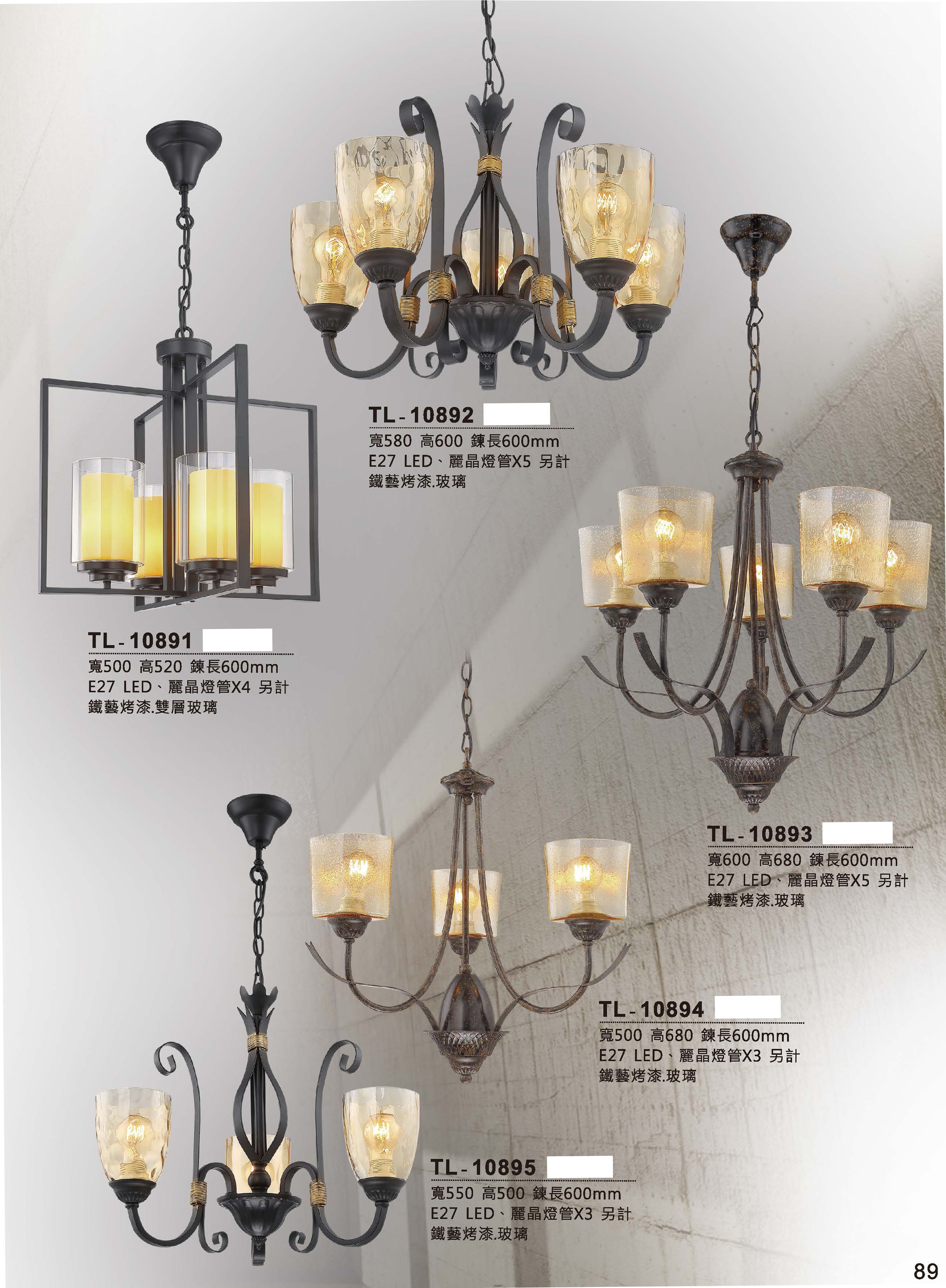 藝術吊燈TL-10891