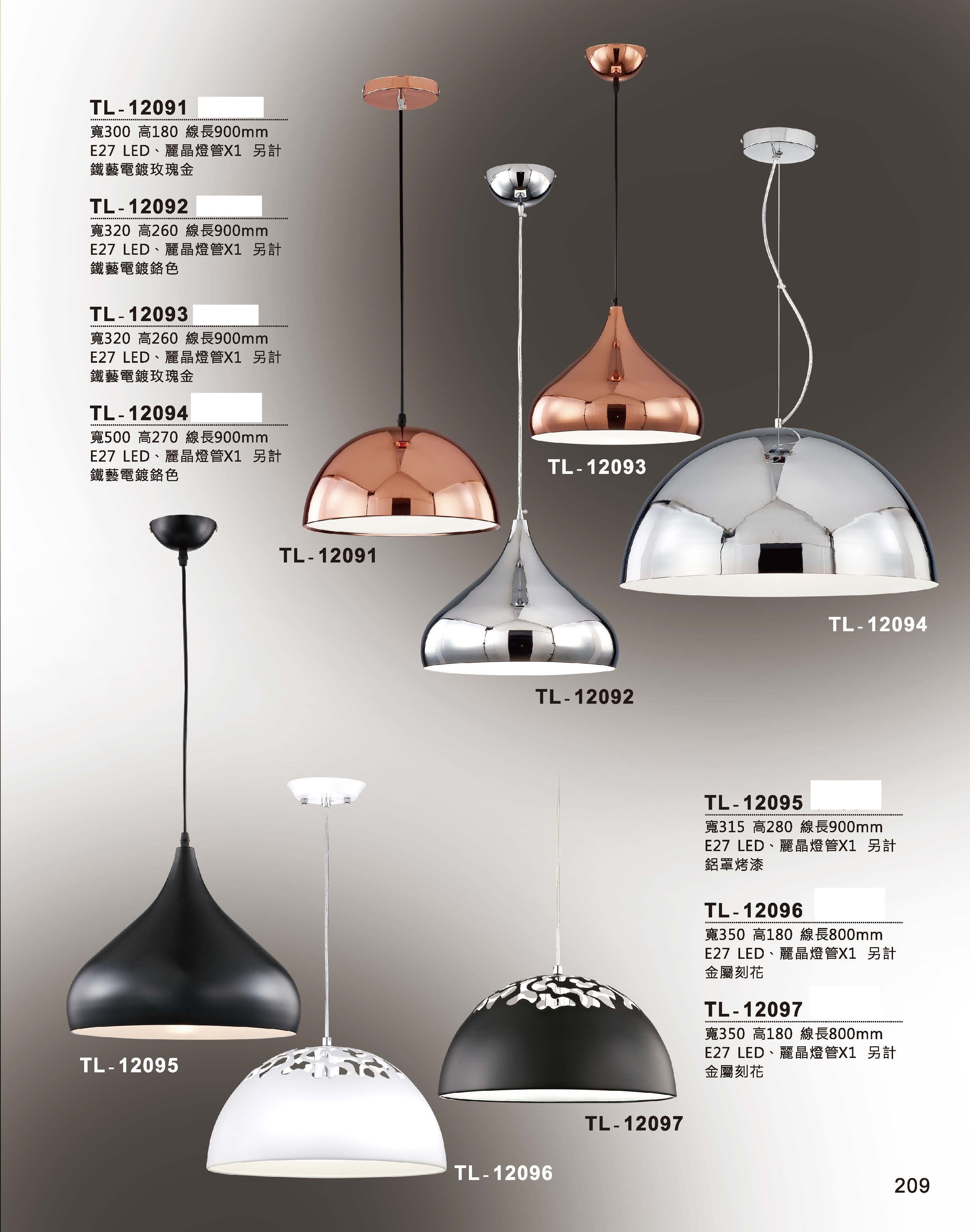 藝術吊燈TL-12091