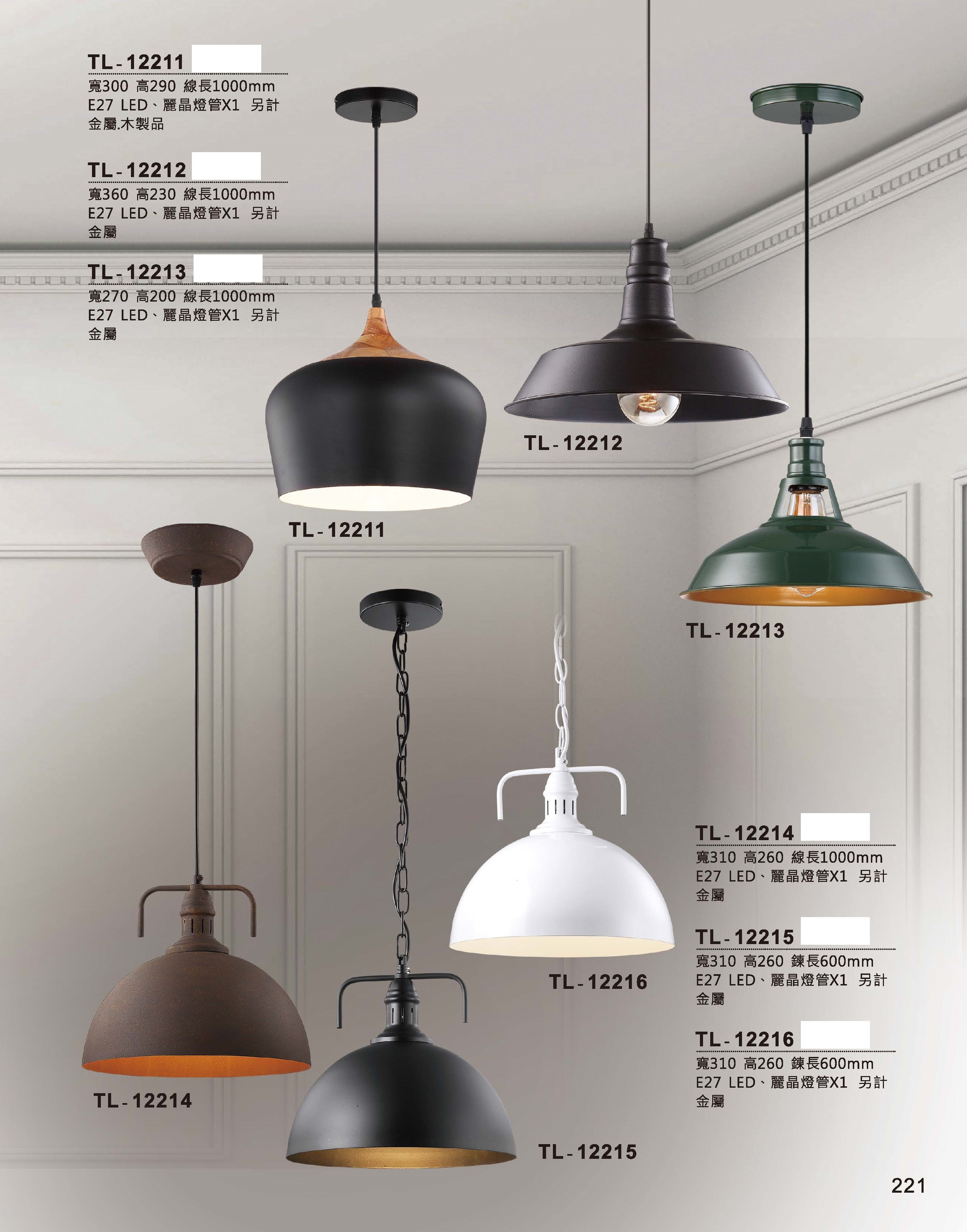 藝術吊燈TL-12211