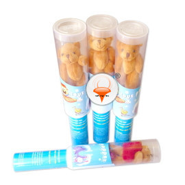 特殊造型玩偶拉炮~㊣熊熊愛心玩偶㊣~特殊透明管拉砲！全台首賣！！創意呈現！！