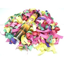 大拉炮彩帶~㊣彩色紙片㊣~版，飯店使用首選，好掃又漂亮！內容飽滿！一支抵兩支！！