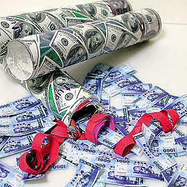 大拉炮彩帶~㊣新台幣㊣~特殊拉砲！全台首賣！！台灣設計！