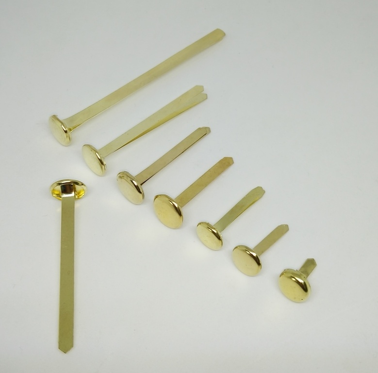 12MM*2&rdquo;鍍銅雙腳釘51mm