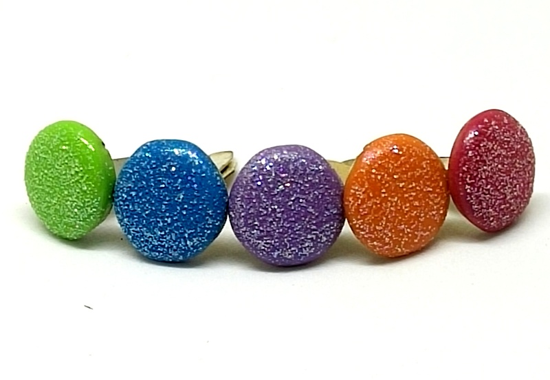 五彩蔥粉雙腳釘