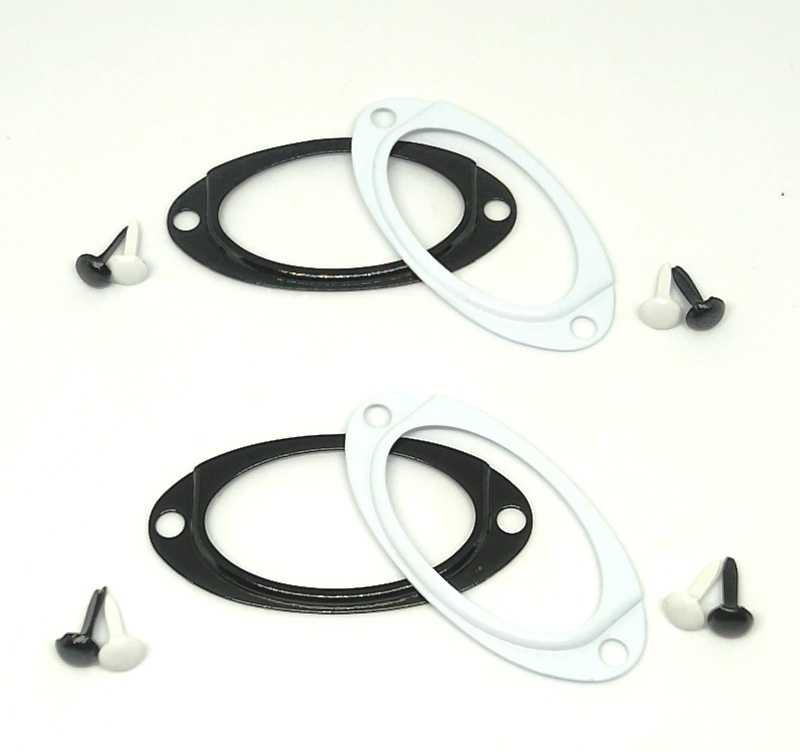 橢圓型鐵框+雙腳釘