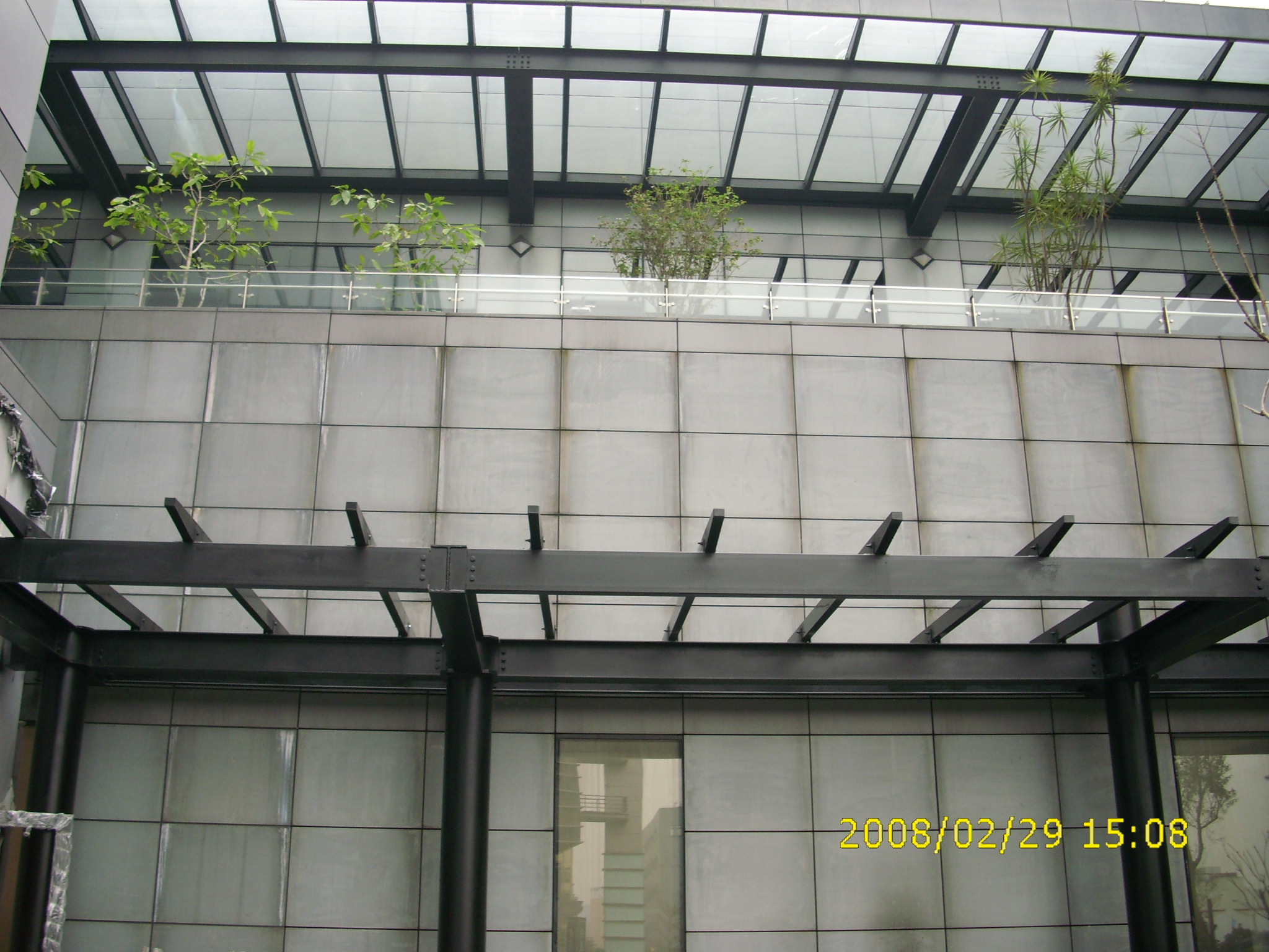 內湖電視台鋼構雨遮04