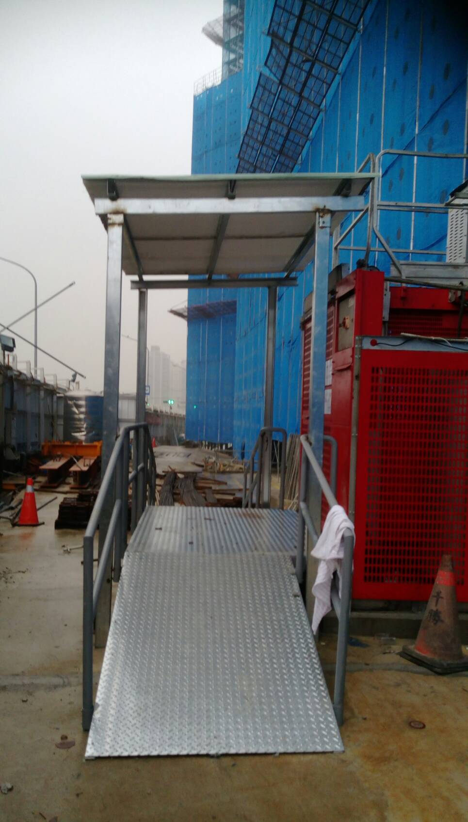 桃園工地雨遮工程03