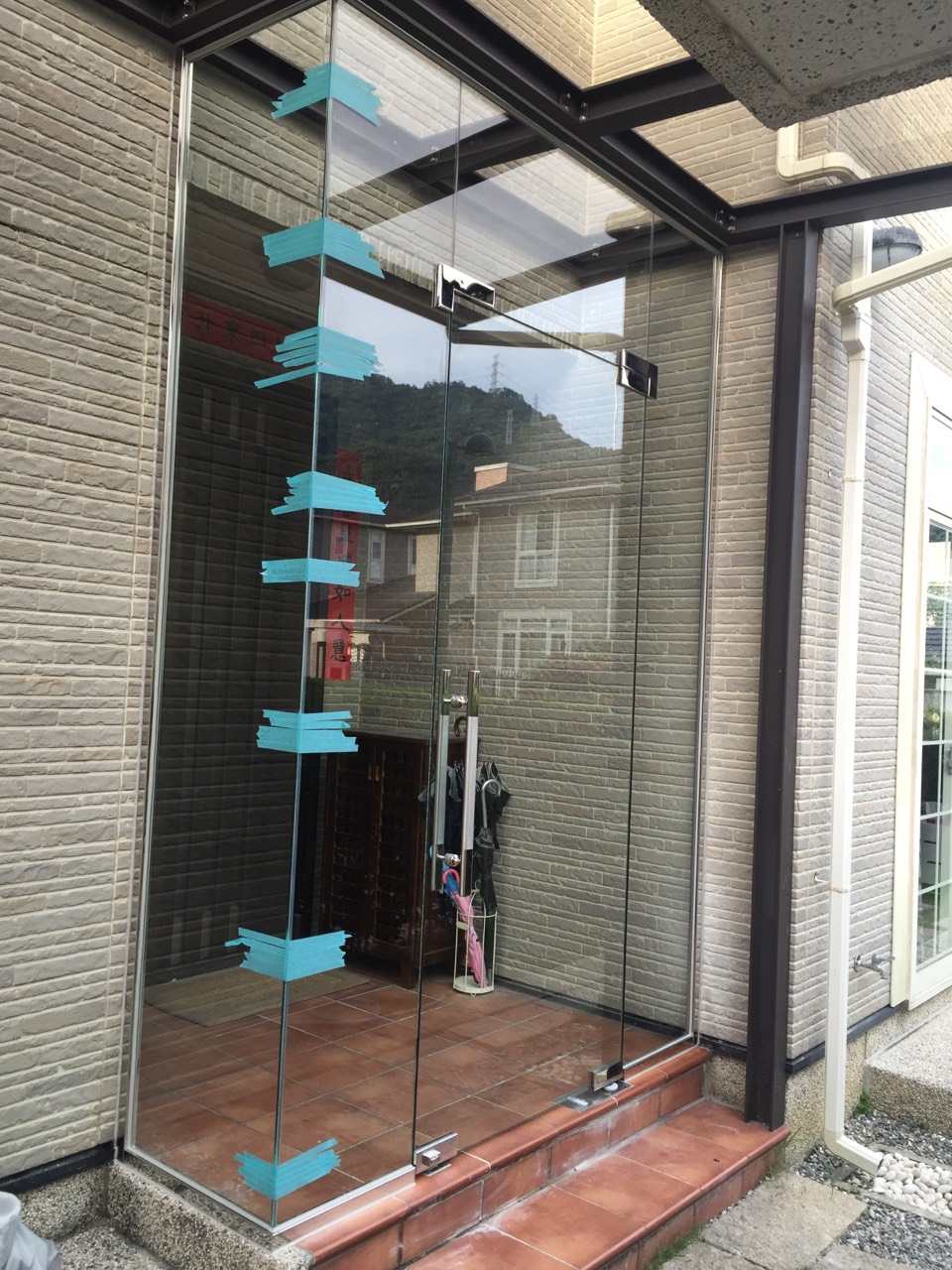 新店豪宅玻璃門01