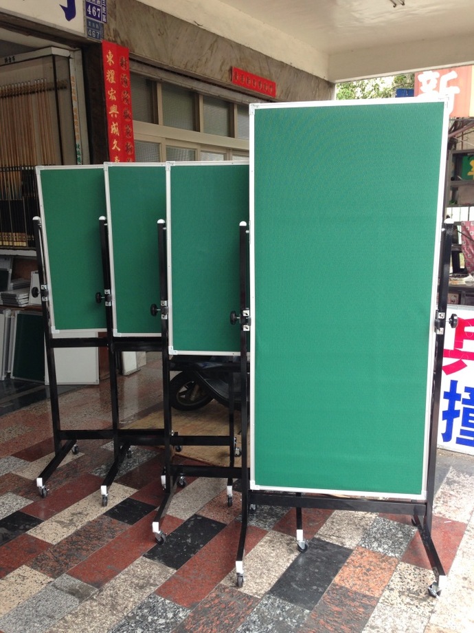 移動式雙面公佈欄