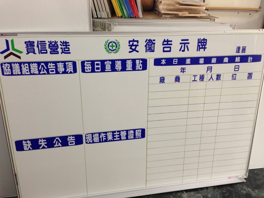 公佈及工程告示類